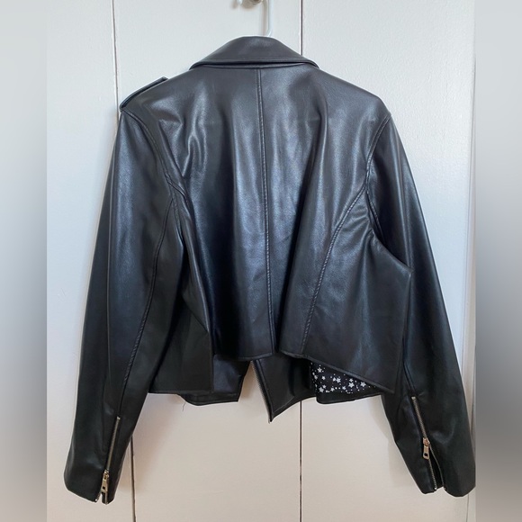COPY - Eloquii x Refinery29 Faux Leather moto jacket 2x - Picture 2 of 4